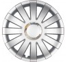 Puklice kompatibilné na auto Alfa Romeo 14" ONYX silver 4ks