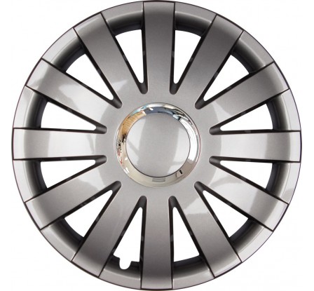 Puklice kompatibilné na auto Renault 13" ONYX grafitové 4ks