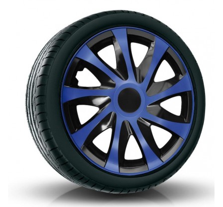 Puklice kompatibilné na auto Subaru 14" DRACO Modré 4 ks