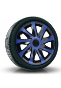 Puklice kompatibilné na auto Mitsubishi 16" DRACO Modré 4 ks