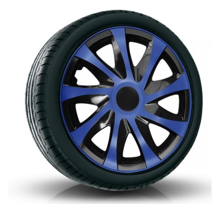 Puklice kompatibilné na auto Volkswagen 16" DRACO Modré 4 ks