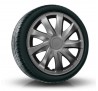 Puklice kompatibilné na auto Mercedes 14" DRACO grafit 4 ks