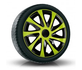 Puklice kompatibilné na auto Opel 14" DRACO Zelené 4 ks