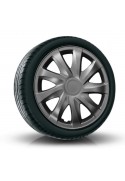 Puklice kompatibilné na auto Subaru 16" DRACO grafit 4 ks