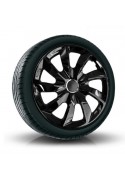 Puklice kompatibilné na auto Honda 16" STIG Čierne 4ks