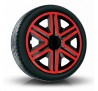 Puklice kompatibilné na auto Mazda 14" Action Červeno - Čierne 4ks