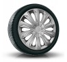 Puklice kompatibilné na auto Fiat 14" STRONG Silver 4 ks
