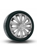 Puklice kompatibilné na auto Skoda 14" STRONG Silver 4 ks