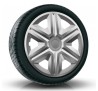 Puklice kompatibilné na auto Chevrolet 15" Action Sivé 4ks