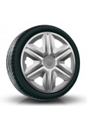 Puklice kompatibilné na auto Chevrolet 16" Action Sivé 4ks