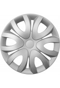Puklice kompatibilné na auto Volkswagen 14" MIKA silver 4ks