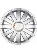 Puklice kompatibilné na auto Opel 15" ONYX silver 4ks