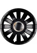 Puklice kompatibilné na auto Hyundai 15" ONYX čierne 4ks