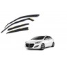 Deflektory predné + zadné - protiprievanové plexi kompatibilné pre Hyundai i30 5D 2012 - 2017
