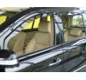 Deflektory predné + zadné - protiprievanové plexi kompatibilné pre Mitsubishi Outlander 5D 2007 - 2011