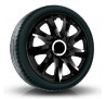 Puklice kompatibilné na auto Ford 14" DRIFT Čierne 4ks
