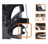 Puklice kompatibilné na auto Chevrolet 14" DRIFT Čierne 4ks