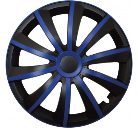 Puklice kompatibilné na auto Peugeot 14" GRAL modré 4ks