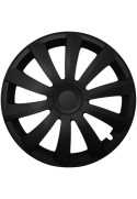 Puklice kompatibilné na auto Citroen 14" GRAL čierne 4ks