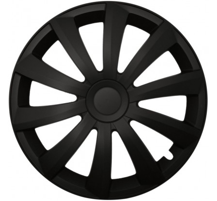 Puklice kompatibilné na auto Mitsubishi 14" GRAL čierne 4ks