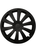Puklice kompatibilné na auto Mitsubishi 14" GRAL čierne 4ks