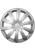 Puklice kompatibilné na auto Volkswagen 14" GRAL silver 4ks