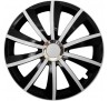 Puklice kompatibilné na auto Peugeot 14" GRAL Chrome bielo-čierne 4ks
