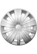 Puklice kompatibilné na auto Citroen 15" SPINEL silver 4ks
