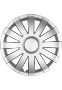 Puklice kompatibilné na auto Audi 13" AGAT silver 4ks