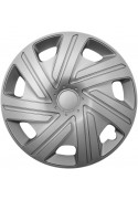 Puklice kompatibilné na auto Subaru 14" CYRKON silver 4ks