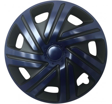 Puklice kompatibilné na auto Ford 14" CYRKON Modro-čierne 4ks