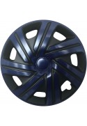 Puklice kompatibilné na auto Ford 14" CYRKON Modro-čierne 4ks