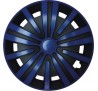 Puklice kompatibilné na auto Skoda 16" SPINEL Modro-čierne 4ks