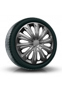 Puklice kompatibilné na auto Seat 15" STRONG Grafitové 4 ks