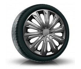 Puklice kompatibilné na auto Suzuki 15" STRONG Grafitové 4 ks