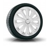 Puklice kompatibilné na auto Seat 15" STRONG Biele 4 ks