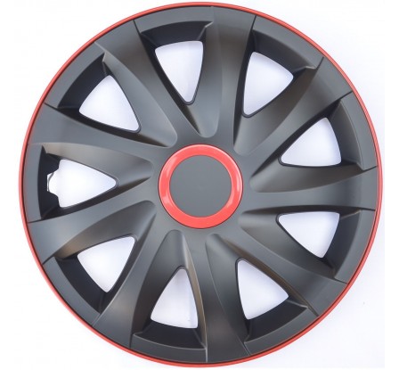 Puklice kompatibilné na auto Fiat 16" KANDO Race 4 ks