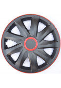 Puklice kompatibilné na auto Fiat 16" KANDO Race 4 ks