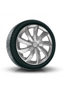 Puklice kompatibilné na auto Nissan 15" STIG Sivé lakované 4ks