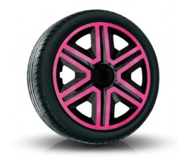 Puklice kompatibilné na auto Mazda 16" Action Ružové 4ks