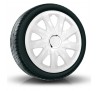 Puklice kompatibilné na auto Alfa Romeo 15" DRIFT Biele 4ks