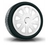 Puklice kompatibilné na auto Citroen 15" DRIFT Biele 4ks