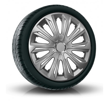 Puklice kompatibilné na auto Chevrolet 15" STRONG Sivé lakované 4ks