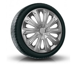 Puklice kompatibilné na auto Volkswagen 15" STRONG Sivé lakované 4ks