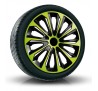 Puklice kompatibilné na auto Alfa Romeo 15" STRONG Zelené 4ks
