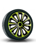 Puklice kompatibilné na auto Alfa Romeo 15" STRONG Zelené 4ks