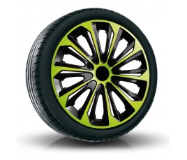 Puklice kompatibilné na auto Opel 15" STRONG Zelené 4ks