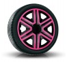 Puklice na auto 16" Action Duocolor ružovo - čierne