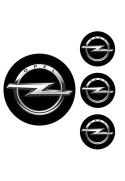 Logo na stredy kolies - živicové 4ks - OPEL 55mm