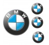 Logo na stredy kolies - živicové 4ks - BMW 55mm